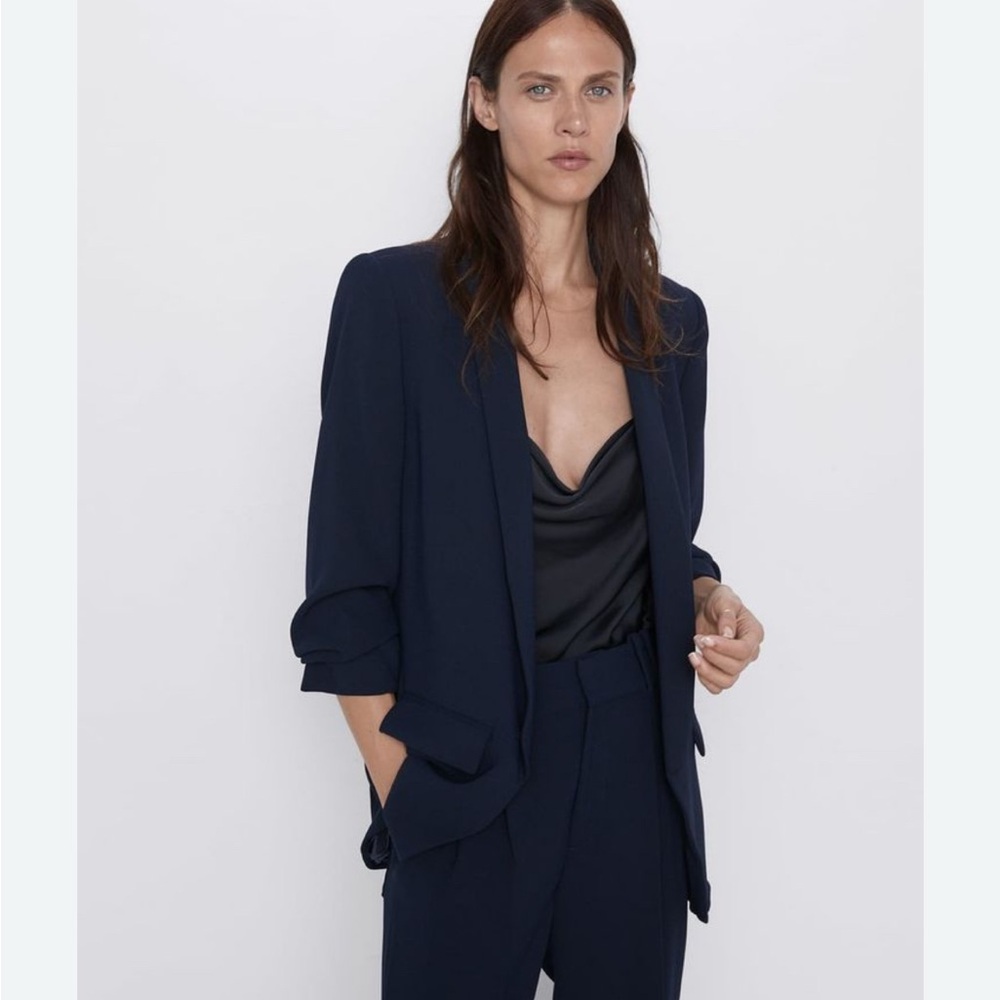 Zara Midnight Blue Blazer - SOLD